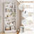 71"H X 24"W 7-Tier Modern Simple  Bookcase with Top Open Compartment-2085636367-2085207558