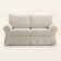 Boneless Slipcover Loveseat with Soft Rounded Arms