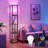Nevaen 63'' Column Dimmable LED Floor Lamp with Remote&Shelves