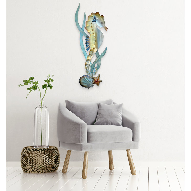 Handmade Coastal Landscape & Nature Wall Decor on Metal