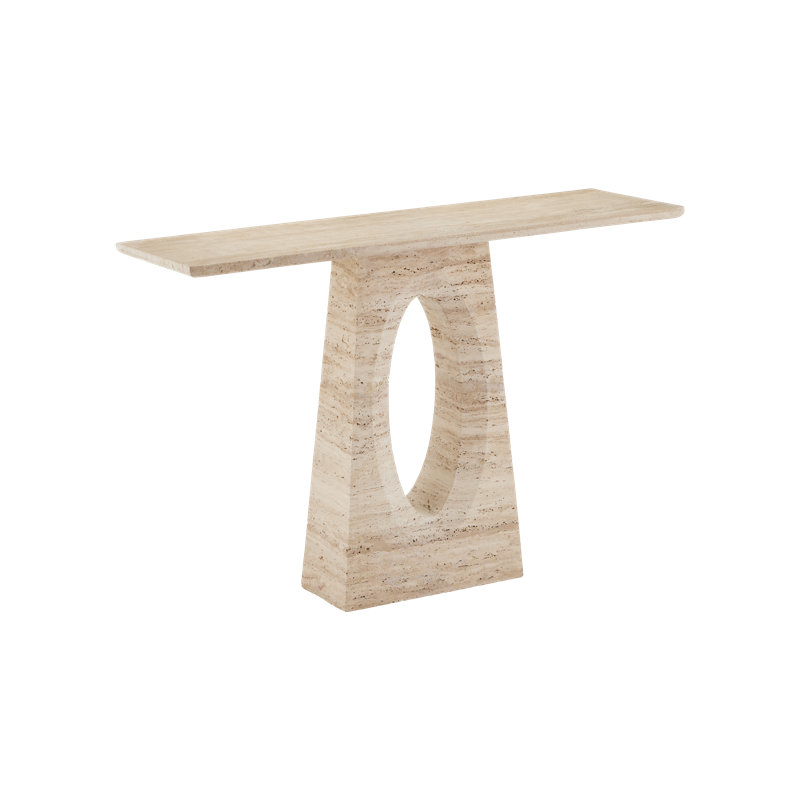 Console Demi Travertine