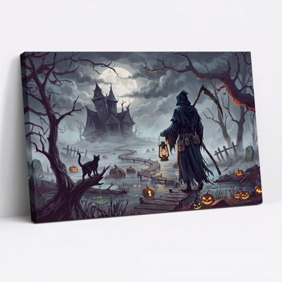 Art mural sur toile, "Grim Reaper"