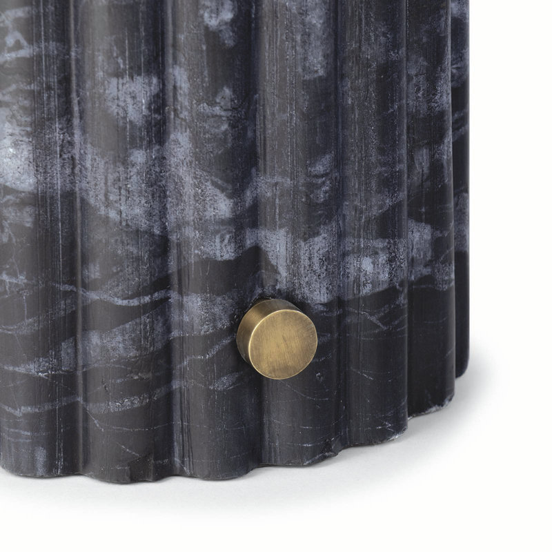 Tambour Marble Table Lamp