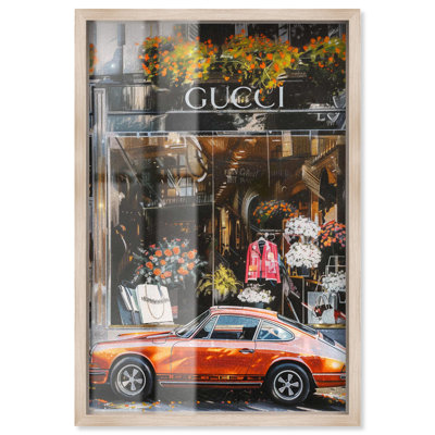 Flowers at the Store Travel Art Shadowbox Print by Art Remedy