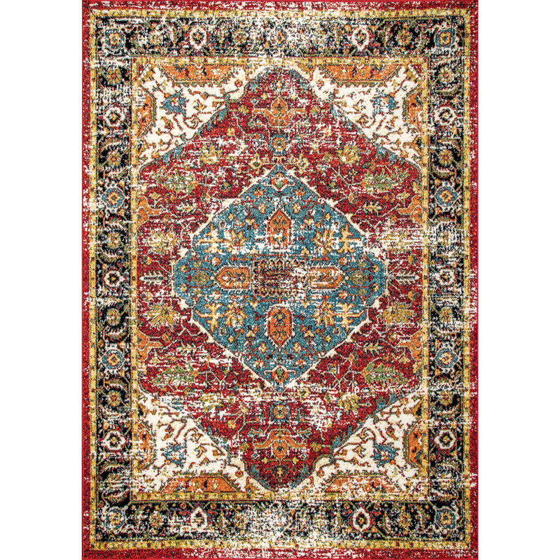 Maskell Southwestern Indoor / Outdoor Rug, Rectangle 2' x 3'