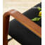 Petit tabouret rétro en bois massif