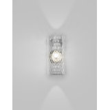 Armonia Wall Lamp 14 Fume' Rombi Matt Black Nickel E12 Ul