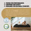 Matelas de futon en mousse viscoélastique imprégnée de gel Mcgrane Barkingside - Fabriqué aux États-Unis, certifié CertiPUR-US, cadre non inclus-289435650-289435651-289435653