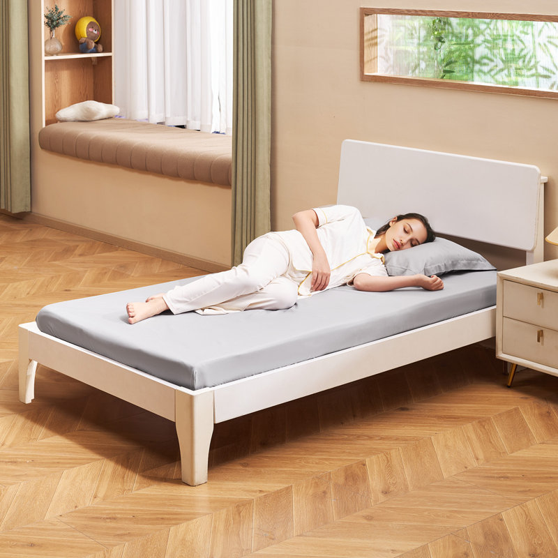 Twin Size Fitted Sheet Elastic Fitted Sheet with High-Quality Microfiber