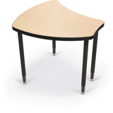 Hierarchy Manufactured Wood 32'' h x 29.90'' w Adjustable Collaborative Desk