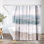 Rideau de douche Americanflat 71 x 74 - Design bord de mer côtier - Vagues chaudes par PI Creative Art