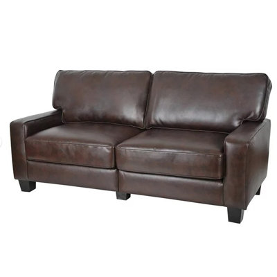 33" Leather Sofa