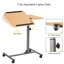 Adjustable Metal Base Computer Desk
