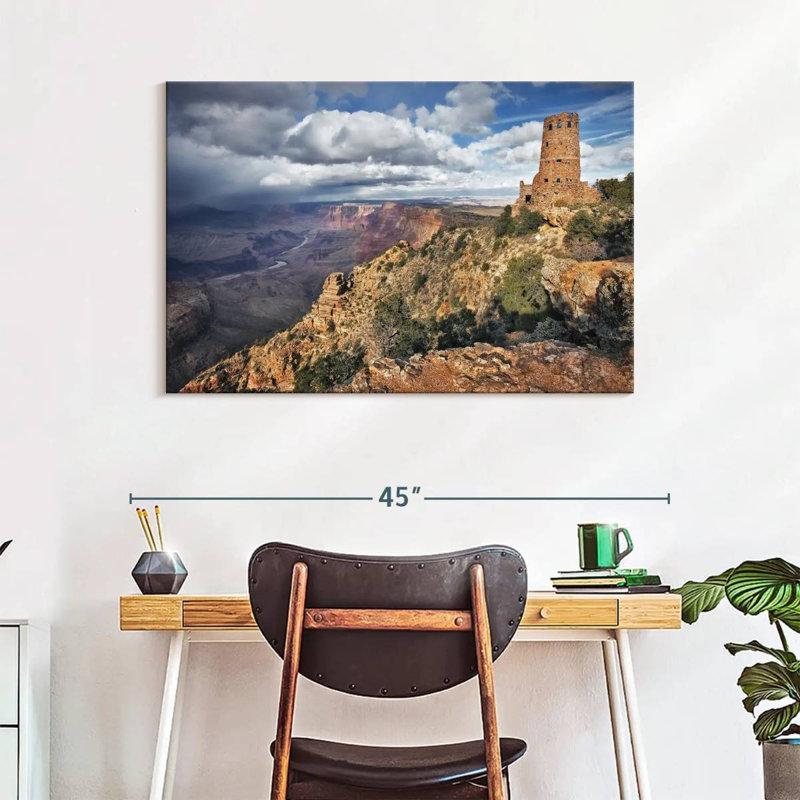 Vue du canyon 7 sur toile, H 26 po x l 39 po x P 1,25 po