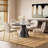Slade Modern 33" To 51" Extendable Dining Table For 4 To 6