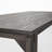Aadi 84" 100% Solid Pine Wood Dining Table In Black Walnut Finish