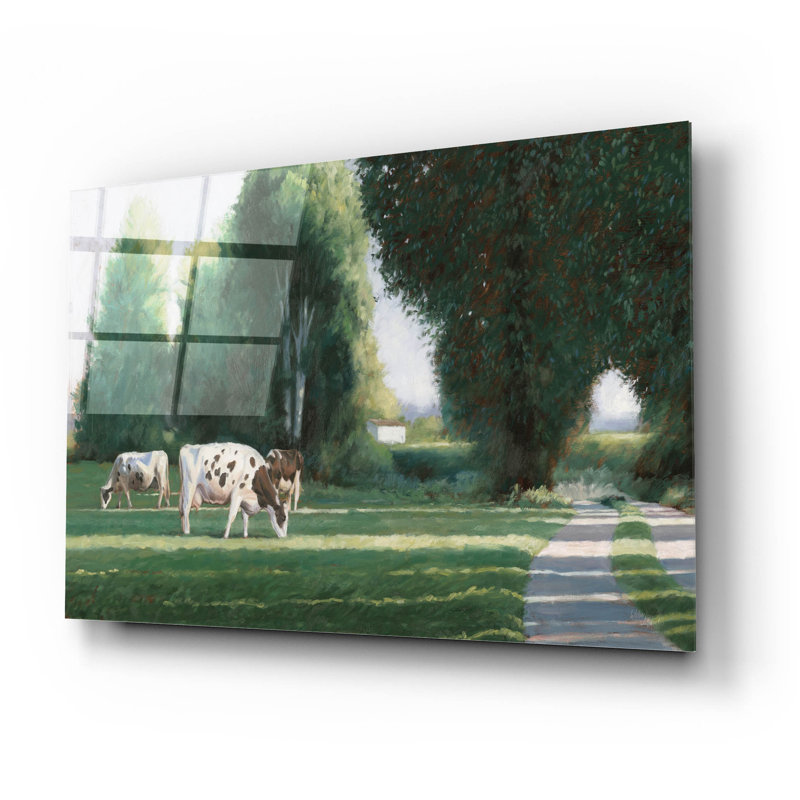 «Grazing» par Wellington Studio, art mural en verre acrylique, H 16 po x l 24 po x P 0,2 po