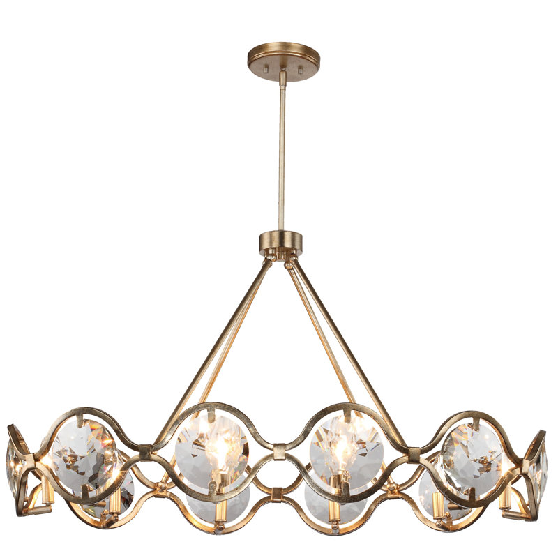 Geil 10 - Light Unique / Statement Wagon Wheel Chandelier