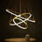 Warsame 3 - Light Gold LED Cluster Pendant-257542197