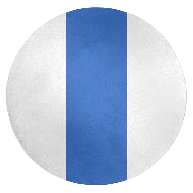 Chenille Indoor Rug, Round 5'