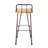 Denali Industial Wood And Metal Barstool