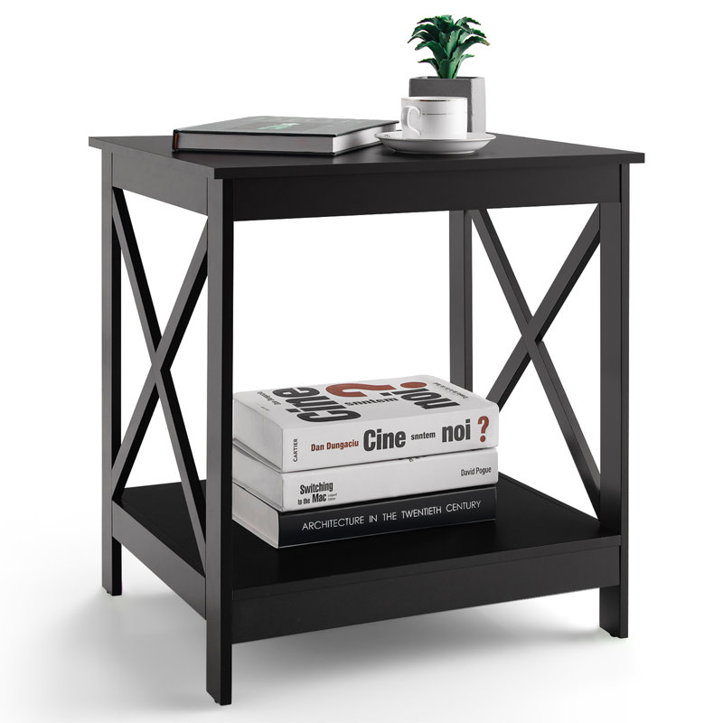 Table de bout avec rangement Temperence, Espresso, Espresso
