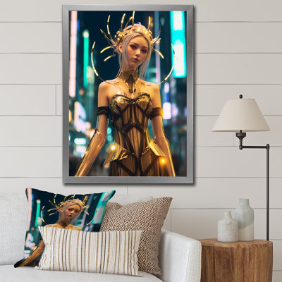 " Cyberpunk Urban Tokyo Gracious Goddess "