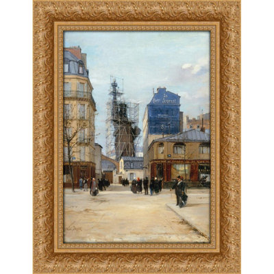 La statue de la Liberte de Bartholdi, dans l'atelier du fondeur Gaget, rue de Chazelles (1884)