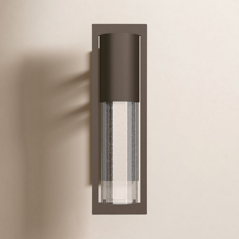 Dwell LED Outdoor Sconce, Buckeye Bronze, Incandescent, 15.5" H x 4.5" W x 4.75" D