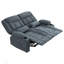 Causeuse inclinable avec porte-gobelets, fauteuil inclinable surdimensionné manuel pour le salon, conception ergonomique avec poche latérale