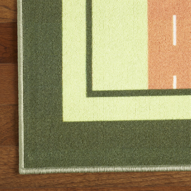 Upson Machine Washable Kids Rug, Rectangle 4' x 6'