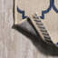 Tapis d'intérieur / extérieur beige / bleu marine Arabesque Ogee-447537835