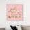 «Fashion and Glam Girl With Goals Fashion», impression sur toile