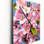 Pomme Floraison Fusion I - Horloge murale moderne florale-99629868