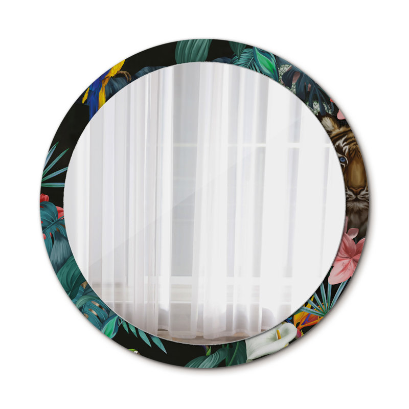 Huldar Glass Flat Wall Mirror