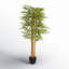 Arbre de bambou artificiel vert 6 pi