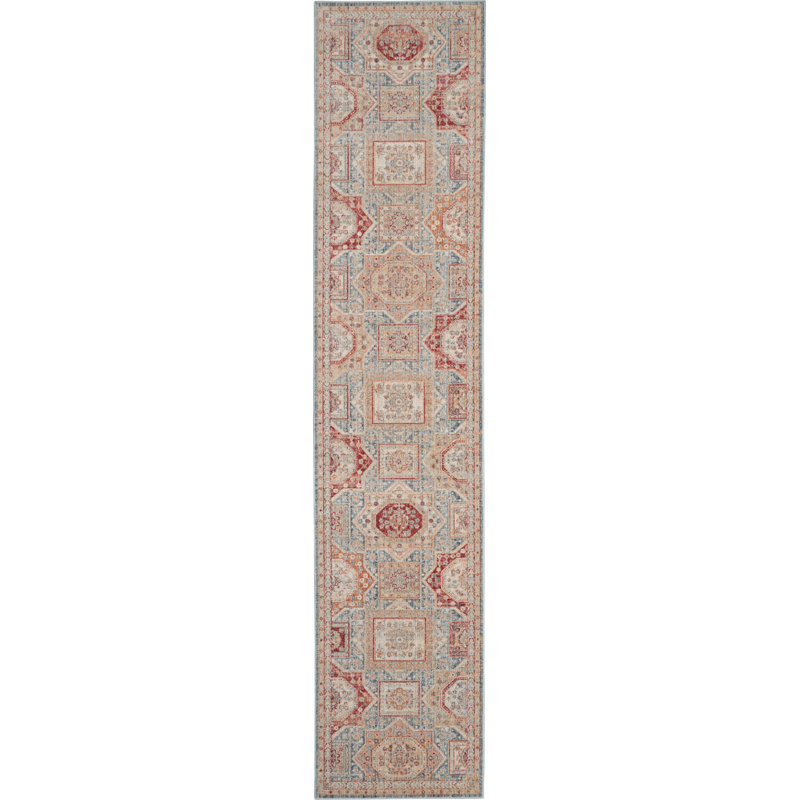 Oriental Indoor Rug, Runner 2'7" x 12'