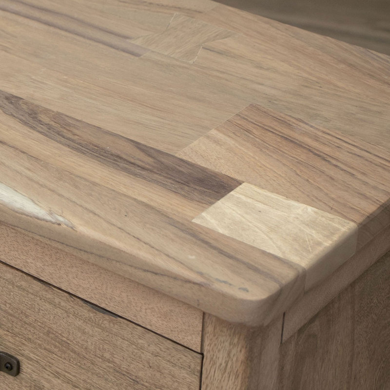 Umey 27'' W Solid Wood Nightstand