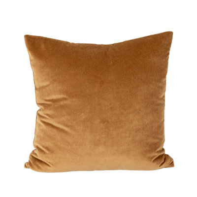 Cotton Velvet Square Pillow