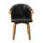 Arvion Faux Leather Swivel Barrel Chair-328441681