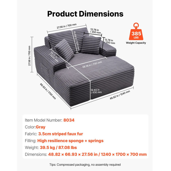 Dimensions du produit