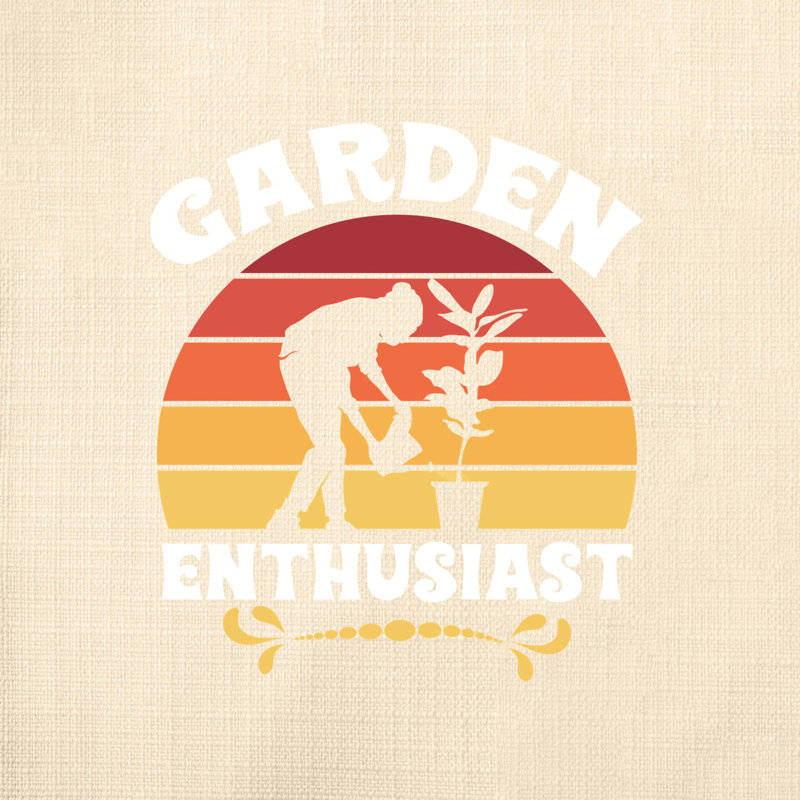 Citation amusante «Garden Lover» - Insert de coussin décoratif inclus, H 16 po x l 16 po