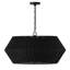  Luminaire suspendu tambour en rotin 6 lumières Modern