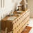 60" Length 6 Drawer Dresser with Wave Front Design-1350441387
