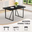 Ensemble de table de salle à manger 5 pièces avec table rectangulaire et 4 chaises-1822289914