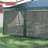 10' X 28' Gazebo Canopy, Outdoor Event Tent With 8 Removable Mesh Sidewalls & Zippered Doors, Steel Construction - Easy Setup Portable Function Party Zipper Entrances, Frame Multi-functional
