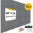 Textured Felt Wall Panels, Reusable Bulletin Boards, 12-Piece Set, With Pushpins-110651709
