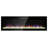 Thin Recessed Electric Fireplace with Remote, Multi-Color Flames, LED Light, and Heater for Modern Homes-804958877