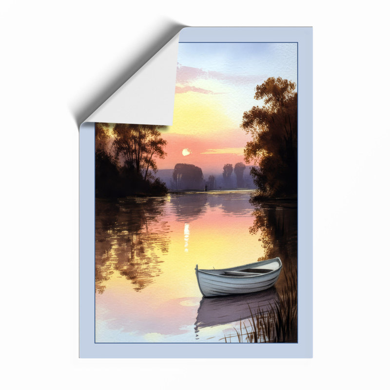 Riverside At Dawn Coastal - Print, Unframed, A1 - 84.1 x 59.4 cm