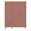 HARLLSON 3 Door Manufactured Wood Wardrobe-1804152770